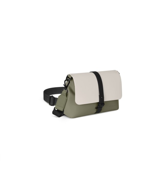 Gaston Luga Spläsh Crossbody Bag // Cloud Cream - Sage