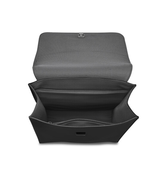 Gaston Luga Splash ID Laptop B&ouml;lmeli Sırt &Ccedil;antası (14 inch) // Siyah