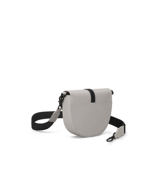 Gaston Luga Spläsh Moon Crossbody Omuz Çantası // Taupe