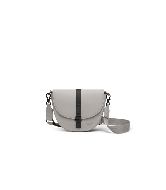 Gaston Luga Spläsh Moon Crossbody Omuz Çantası // Taupe
