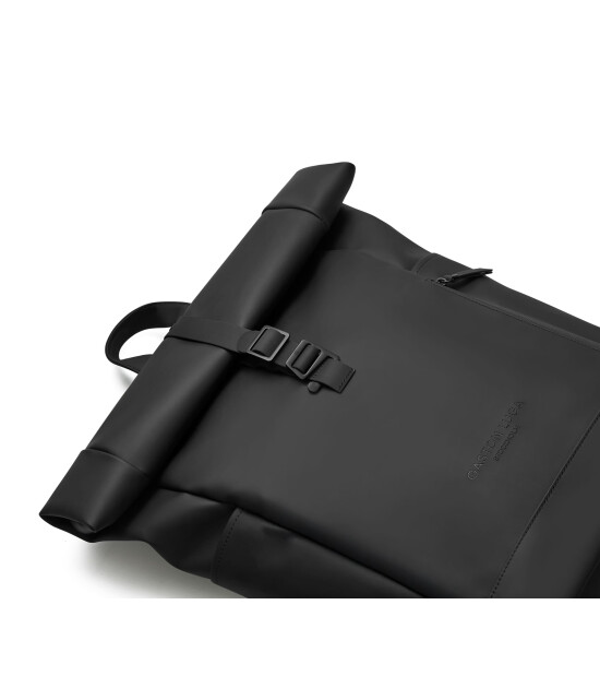 Gaston Luga Spläsh Rolltop Laptop Bölmeli Sırt Çantası (16 inch) // Black