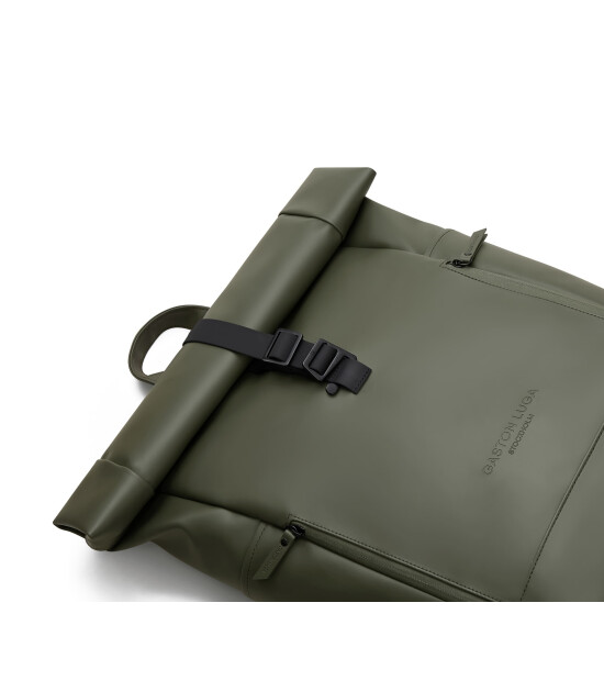 Gaston Luga Spläsh Rolltop Laptop Bölmeli Sırt Çantası (16 inch) // Olive