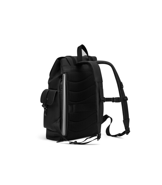 Gaston Luga Splash Utility Laptop B&ouml;lmeli Sırt &Ccedil;antası (16 inch) // Siyah