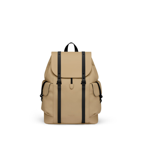 Gaston Luga Splash Utility Laptop B&ouml;lmeli Sırt &Ccedil;antası (16 inch) // Latte