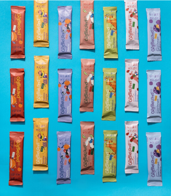 Giggleland Meyve Bar Set (5 Adet) (20 gr) // Kivi & Ispanak