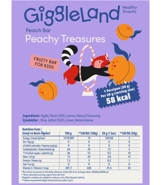 Giggleland Meyve Bar Tanışma Paketi (7 Adet - 20 gr)