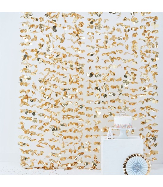 Ginger Ray Altın Arka Fon