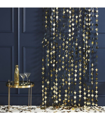 Ginger Ray Altın Yıldızlar Arka Fon