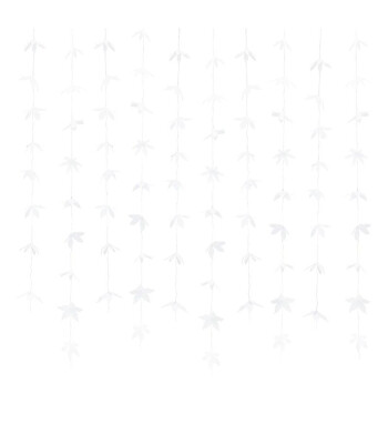 Ginger Ray Beyaz Origami Çiçekli Arka Fon