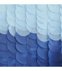 Ginger Ray - Backdrop Tissue Paper Discs Blue Ombre - Mavi Tonlar Arka Fon
