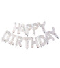 Ginger Ray - Balloon Bunting Brights Confetti Clear Foil - Happy Birthday Balon - Renkli Konfetiler