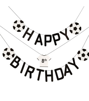 Ginger Ray - Bunting Football Birthday Customisable - Happy Birthday Futbol Asılan Süs