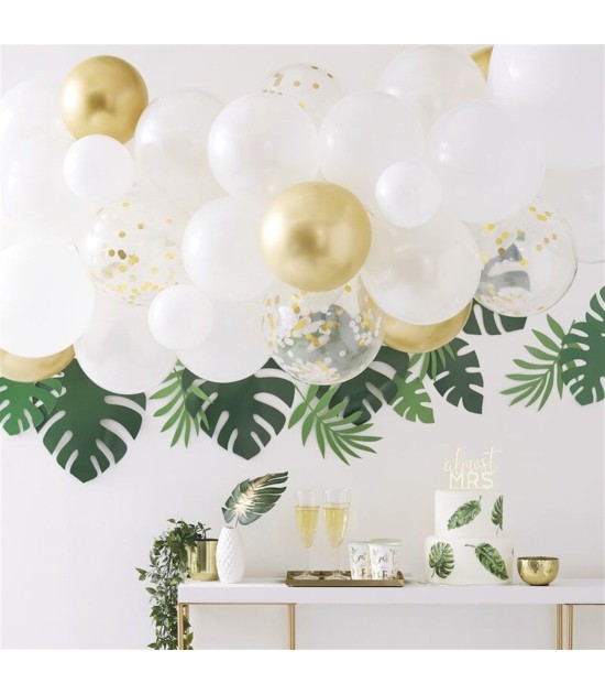 Ginger Ray Altın Krom Balon Zinciri