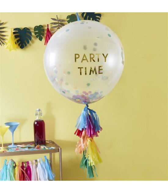 Ginger Ray Konfeti Balon Kit - Kişiselleştirilebilir