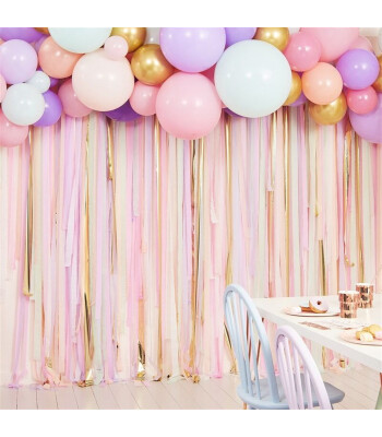 Ginger Ray Pastel Şeritler ve Balon Kiti