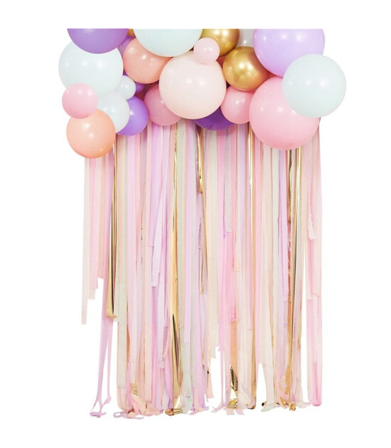 Ginger Ray Pastel Şeritler ve Balon Kiti