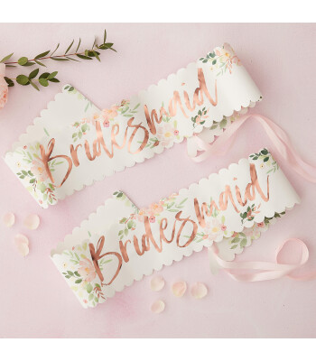 Ginger Ray Bridesmaid Kuşak // Çiçek