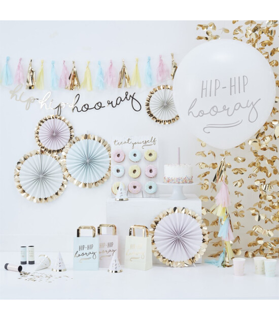 Ginger Ray Altın Detaylı Pastel Çarklar