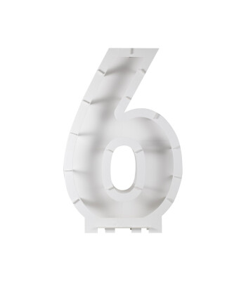 Ginger Ray Balon Standı - 6 Rakamı