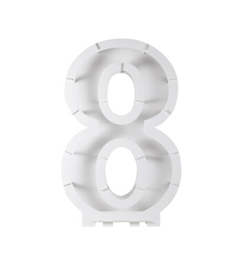 Ginger Ray Balon Standı - 8 Rakamı