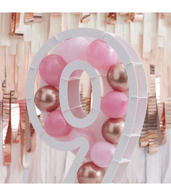 Ginger Ray Balon Standı - 9 Rakamı
