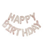 Ginger Ray Konfetili Happy Birthday Balonlar