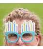 Ginger Ray - Fun Glasses - Balloon And Candle Fun Glasses - Eco - Eğlenceli Parti Gözlükleri