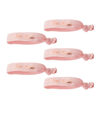 Ginger Ray Pembe Gelin Bantları (5'li)