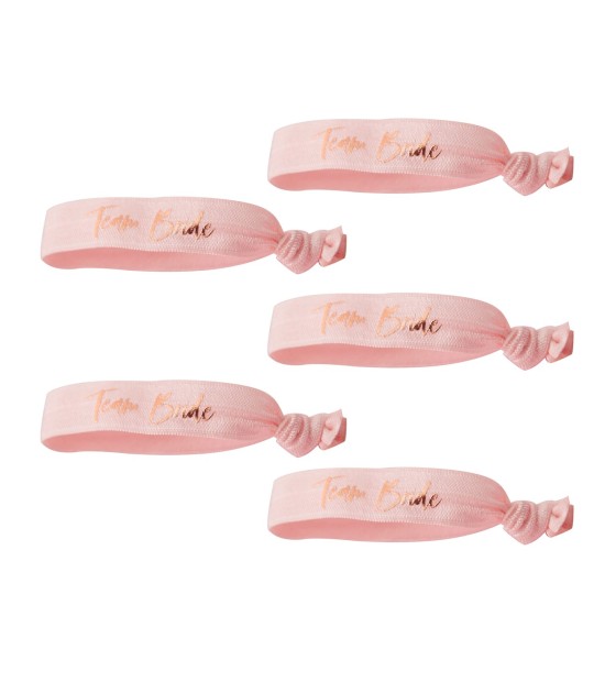 Ginger Ray Pembe Gelin Bantları (5'li)