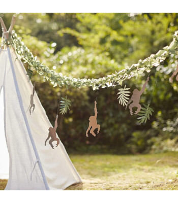 Ginger Ray Asılan Süs - Maymunlar ve Yapraklar