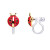 Girl Nation Clip On Klipsli Küpe // Bunny Mermaid