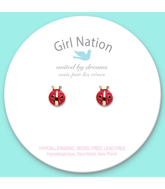 Girl Nation Cutie Küpe // Little Ladybug