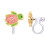 Girl Nation Clip On Klipsli Küpe // Bunny Mermaid