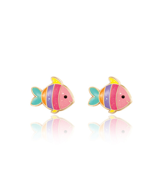 Girl Nation Cutie Küpe // Rainbow Fish