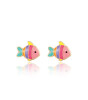 Girl Nation Cutie Küpe // Rainbow Fish