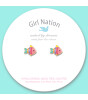 Girl Nation Cutie Küpe // Rainbow Fish