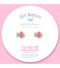 Girl Nation Clip On Klipsli Küpe // Rainbow Fish