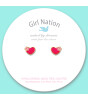 Girl Nation Cutie Küpe // Hearts and Flowers
