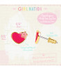 Girl Nation Cutie Küpe // Hearts and Flowers