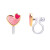 Girl Nation Clip On Klipsli Küpe // Bunny Mermaid
