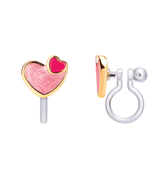 Girl Nation Clip On Klipsli Küpe // Heart 2 Heart
