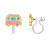 Girl Nation Clip On Klipsli Küpe // Bunny Mermaid