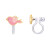 Girl Nation Clip On Klipsli Küpe // Bunny Mermaid