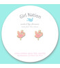 Girl Nation Cutie Küpe // Sparkly Swan