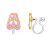 Girl Nation Clip On Klipsli Küpe // Bunny Mermaid