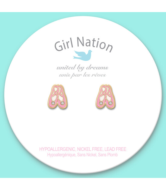 Girl Nation Cutie Küpe // Ballet Slippers