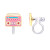 Girl Nation Clip On Klipsli Küpe // Bunny Mermaid