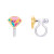 Girl Nation Clip On Klipsli Küpe // Bunny Mermaid