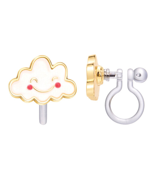 Girl Nation Clip On Klipsli Küpe // Happy Cloud