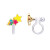 Girl Nation Clip On Klipsli Küpe // Bunny Mermaid